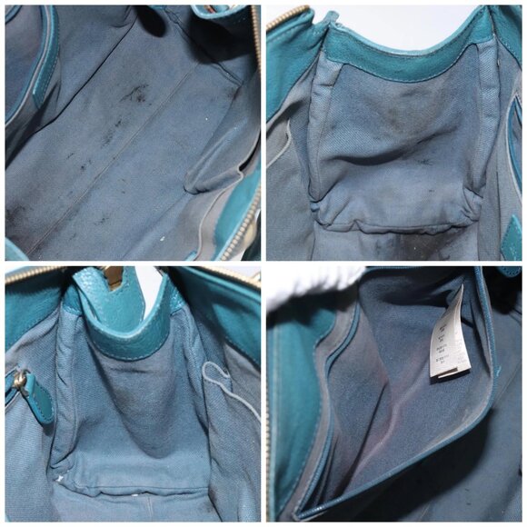 BURBERRY Nova Check Hand Bag PVC Beige Auth 127155 - Picture 16 of 16